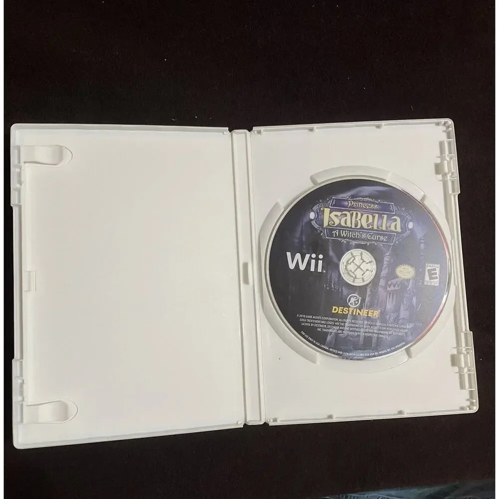 Princess Isabella A‎ Witch's Curse Game Nintendo Wii No Manual Tested